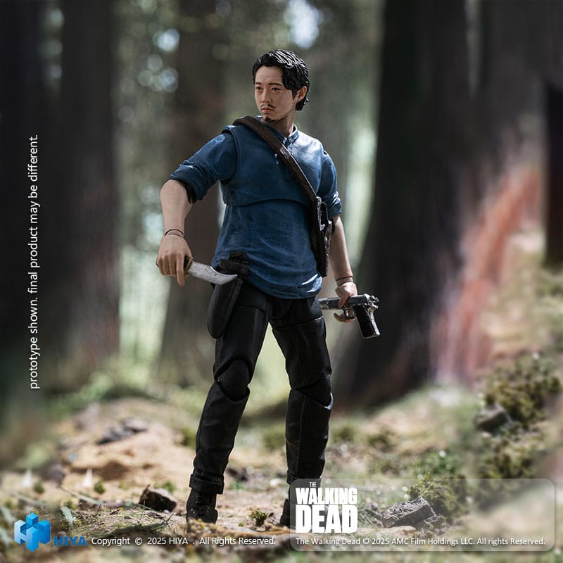 The Walking Dead Exquisite Mini Series Actionfigur 1/18 Glenn 11 cm Image 5