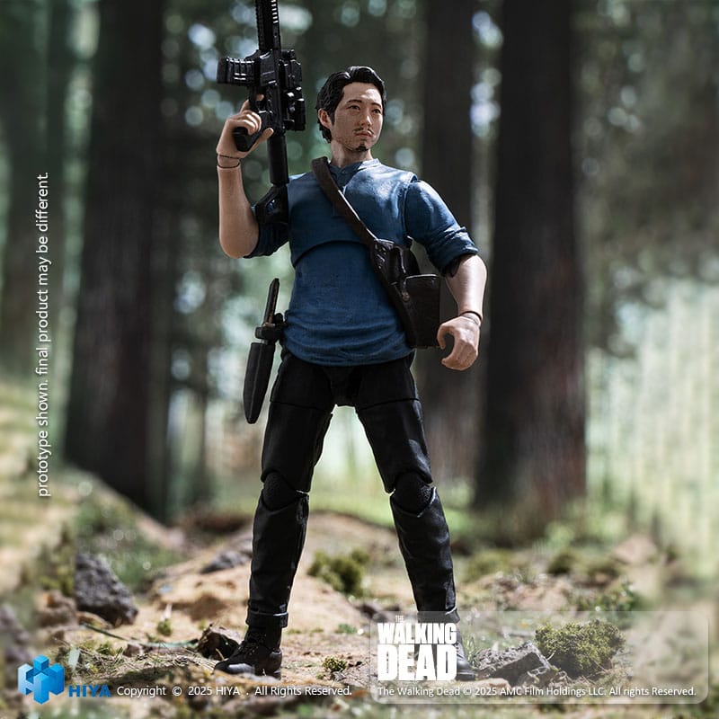 The Walking Dead Exquisite Mini Series Actionfigur 1/18 Glenn 11 cm Image 7