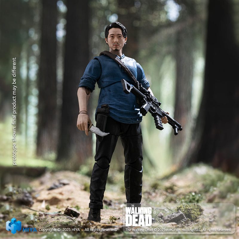 The Walking Dead Exquisite Mini Series Actionfigur 1/18 Glenn 11 cm Image 8