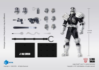 Judge Dredd Exquisite Super Actionfigur 1/12 Judge Dredd Black & White Ver. 15 cm Image 2