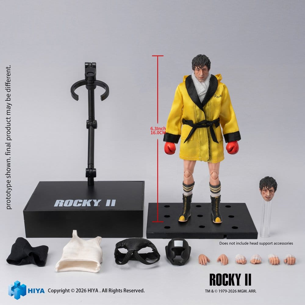 Rocky II Exquisite Super Actionfigur 1/12 Rocky Boxer Version 16 cm Image 4