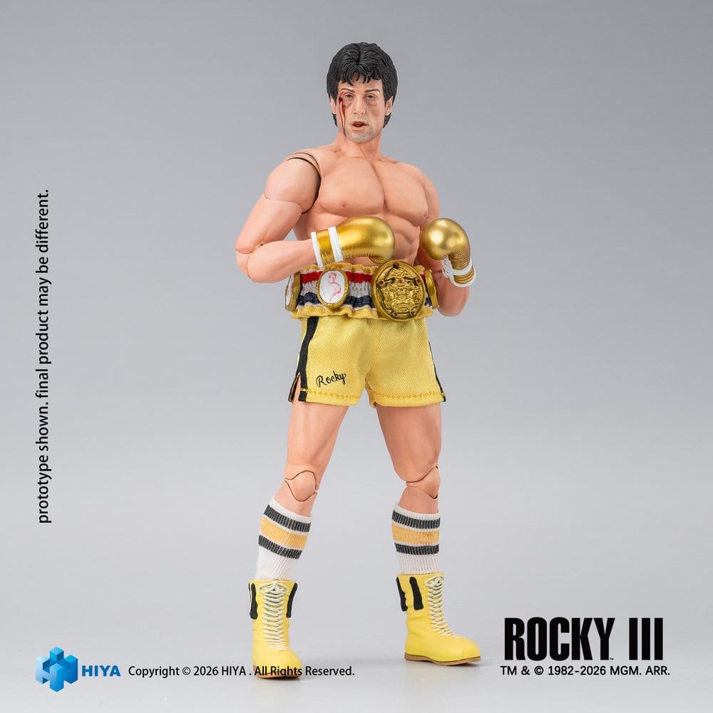 Rocky III Exquisite Super Actionfigur 1/12 Rocky Boxer Version 16 cm Image 3