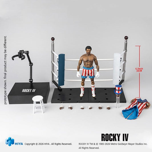 Rocky IV Exquisite Super Series Actionfigur 1/12 Apollo 16 cm Image 2