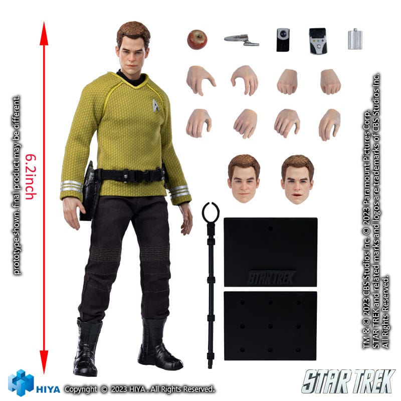 Star Trek Exquisite Super Series Actionfigur 1/12 Kirk 16 cm Image 14