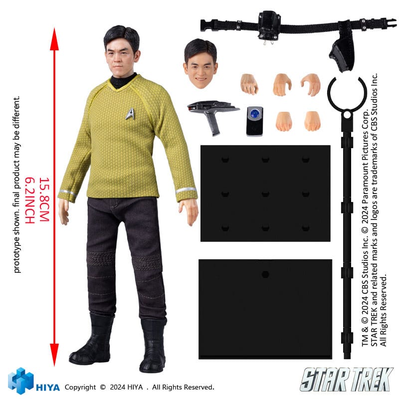Star Trek 2009 Exquisite Super Series Actionfigur 1/12 Sulu 16 cm Image 13