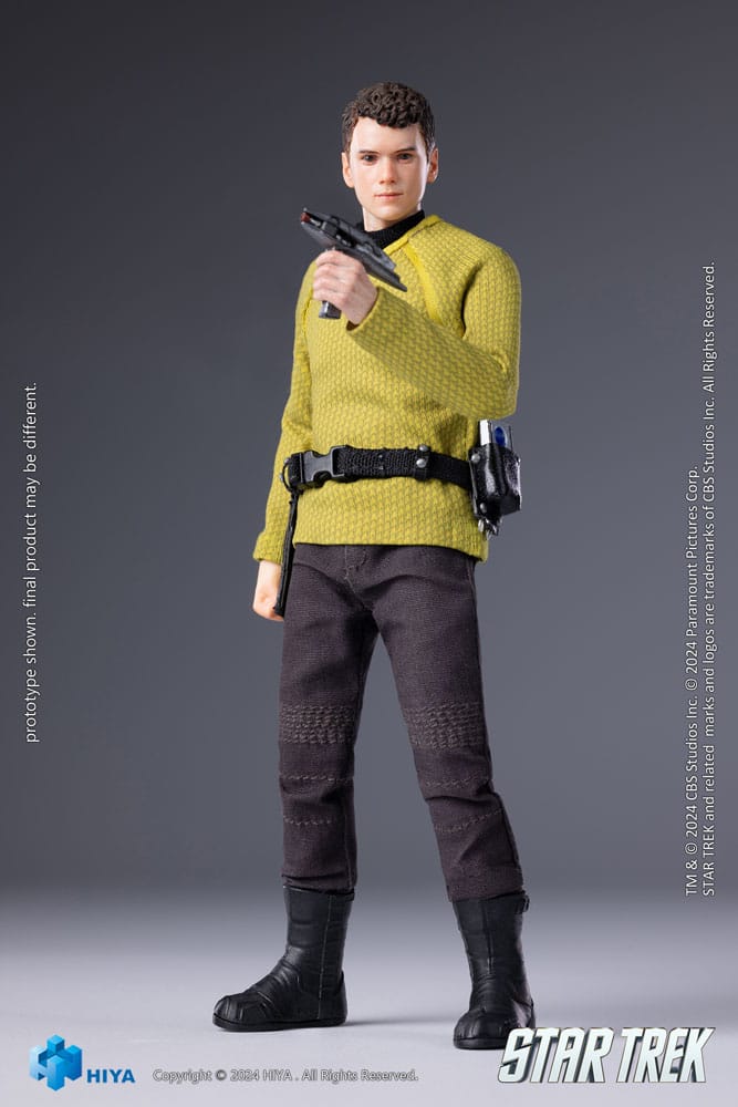 Star Trek 2009 Exquisite Super Series Actionfigur 1/12 Chekov 16 cm Image 5