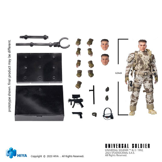 Universal Soldier Exquisite Super Series Actionfigur 1/12 Luc Deveraux 16 cm Image 2