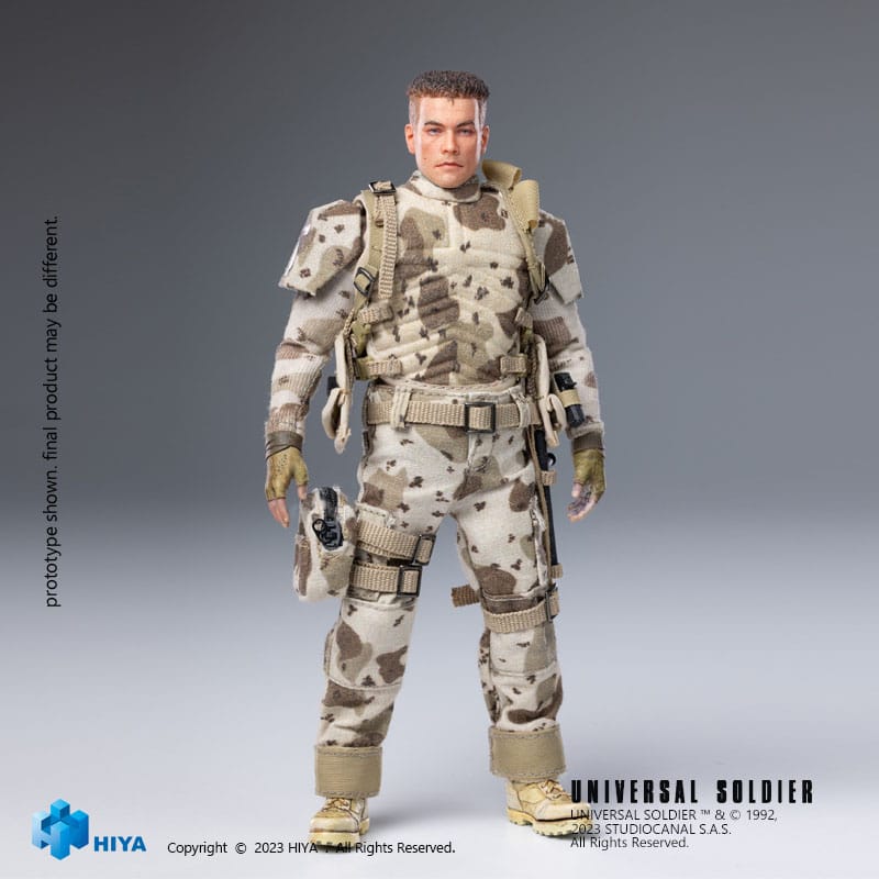 Universal Soldier Exquisite Super Series Actionfigur 1/12 Luc Deveraux 16 cm Image 3