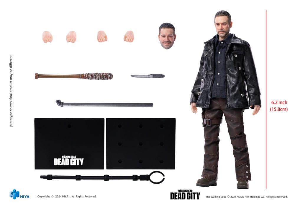 The Walking Dead: Dead City Exquisite Super Series Actionfigur 1/12 Negan 16 cm Image 14