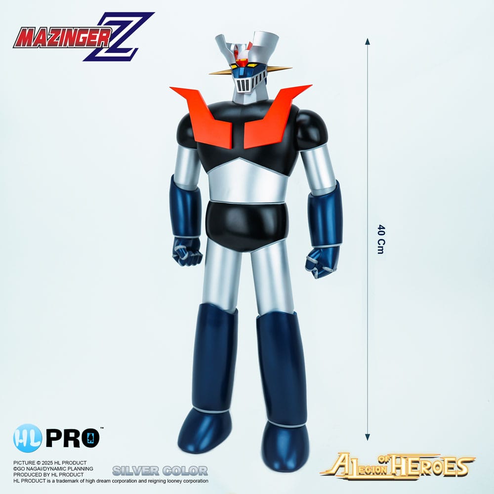 Mazinger Z Legion of Heroes Vinyl Figur Mazinger Z Silver Color 40 cm Image 1