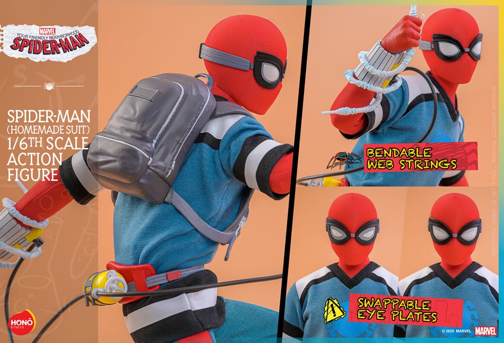 Your Friendly Neighborhood Spider-Man Actionfigur 1/6 Spider-Man (Homemade Suit) 29 cm Image 16