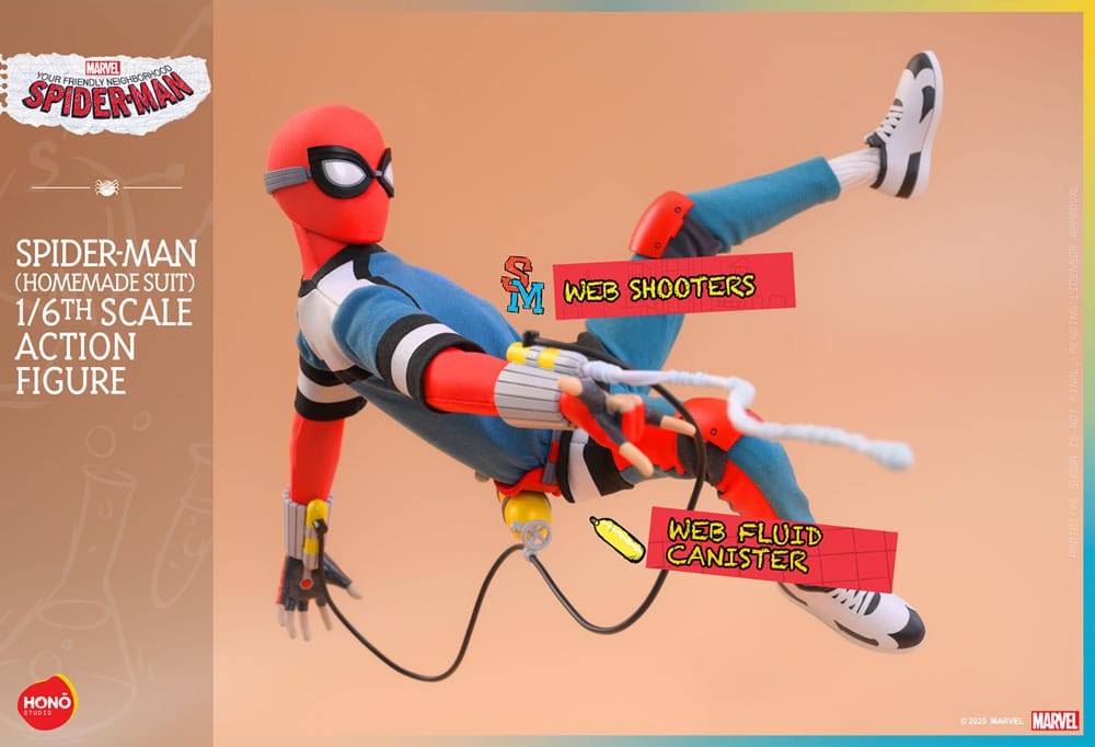 Your Friendly Neighborhood Spider-Man Actionfigur 1/6 Spider-Man (Homemade Suit) 29 cm Image 17