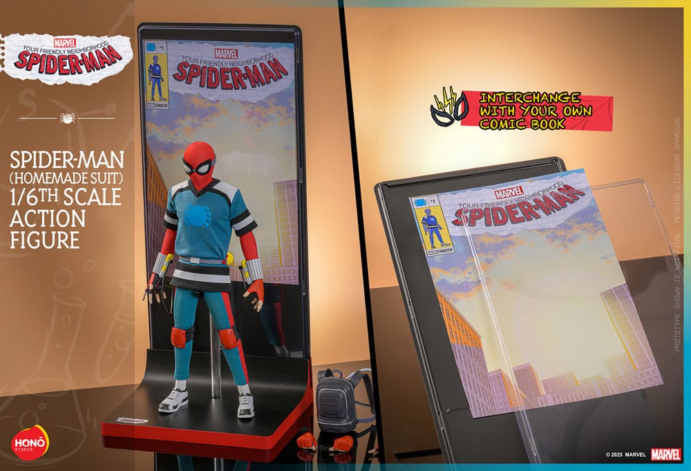Your Friendly Neighborhood Spider-Man Actionfigur 1/6 Spider-Man (Homemade Suit) 29 cm Image 18
