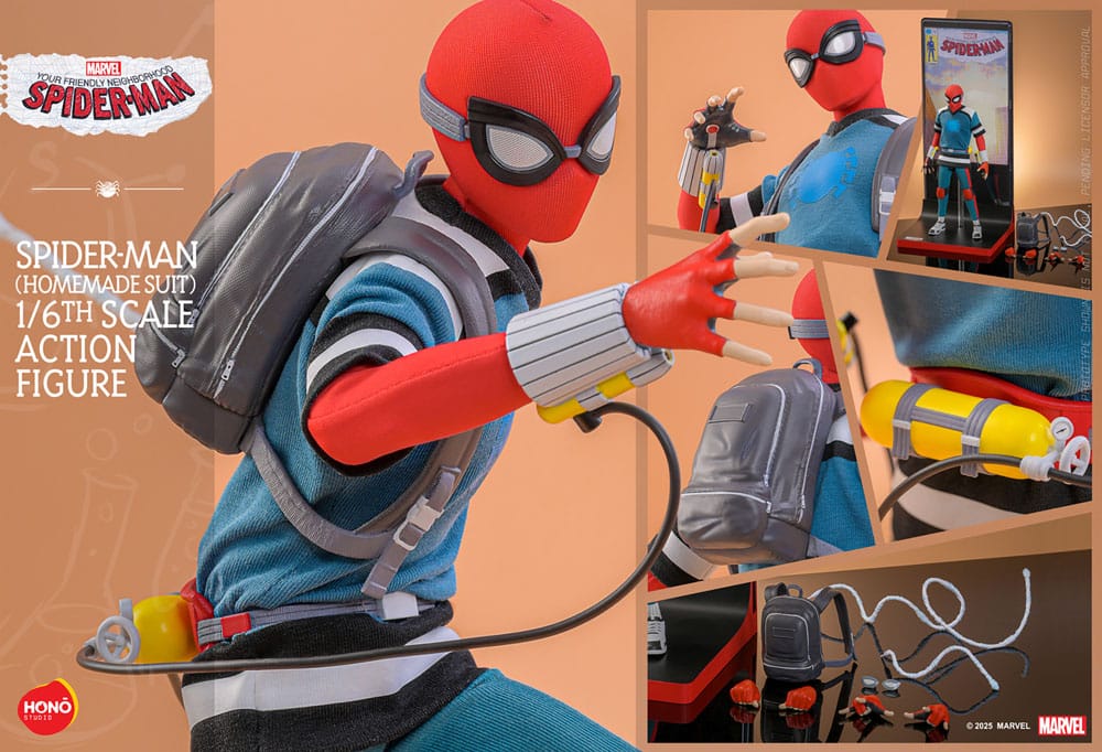 Your Friendly Neighborhood Spider-Man Actionfigur 1/6 Spider-Man (Homemade Suit) 29 cm Image 19