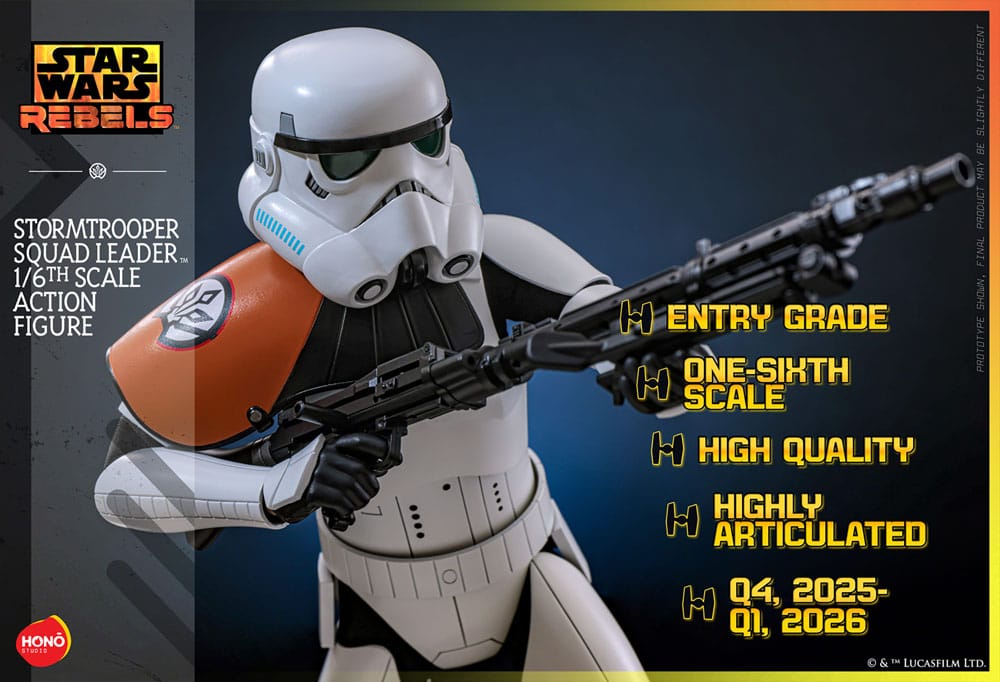 Star Wars: Rebels Actionfigur 1/6 Stormtrooper Squad Leader 28 cm Image 15