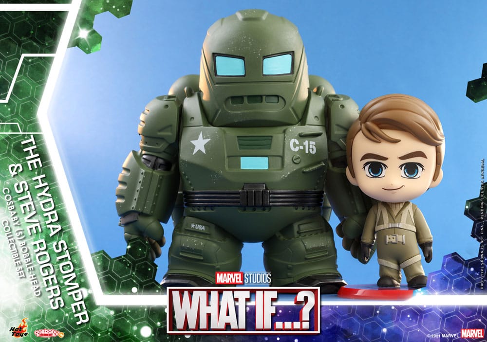 What If...? Cosbaby (S) Minifiguren Hydra Stomper & Steve Rogers 10 cm Image 1