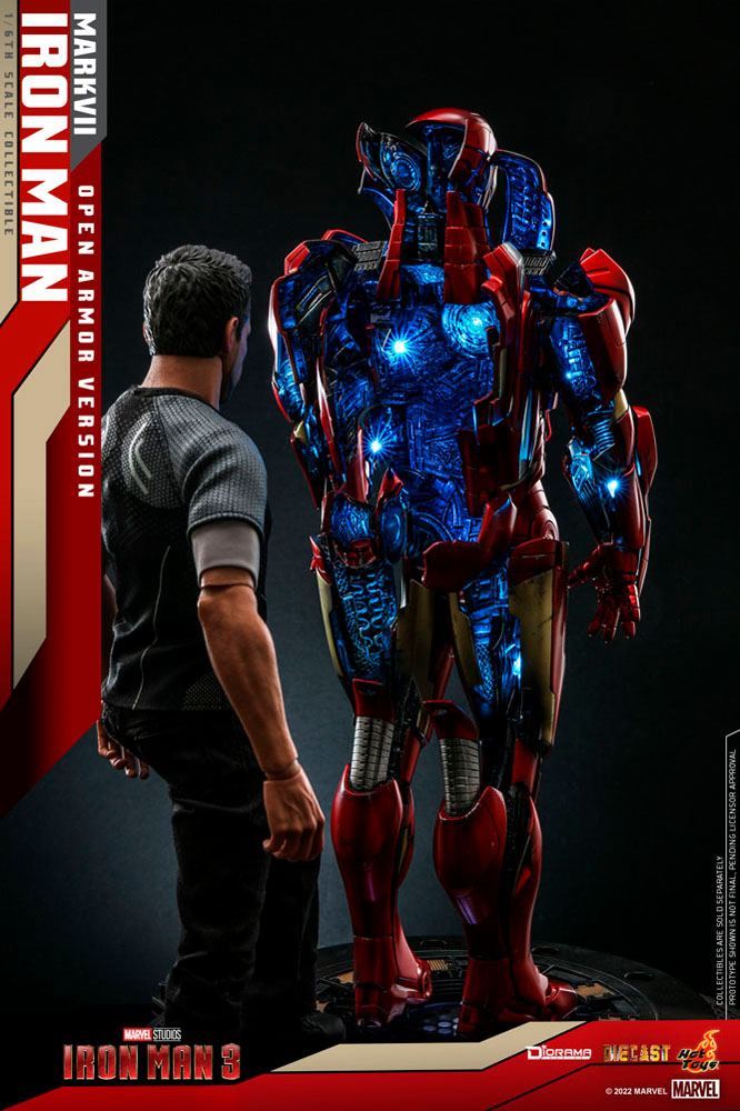 Iron Man 3 Diorama 1/6 Iron Man Mark VII (Open Armor Version) 32 cm Image 7