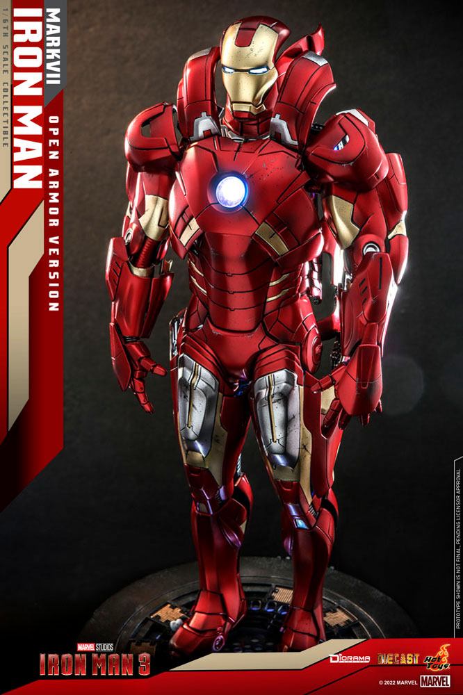 Iron Man 3 Diorama 1/6 Iron Man Mark VII (Open Armor Version) 32 cm Image 9