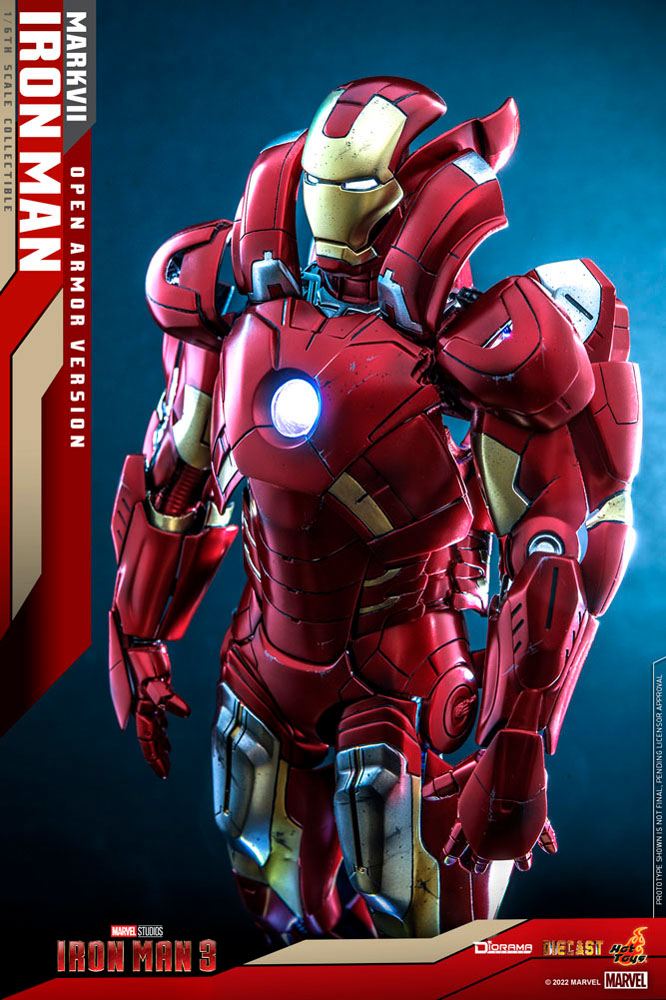 Iron Man 3 Diorama 1/6 Iron Man Mark VII (Open Armor Version) 32 cm Image 10