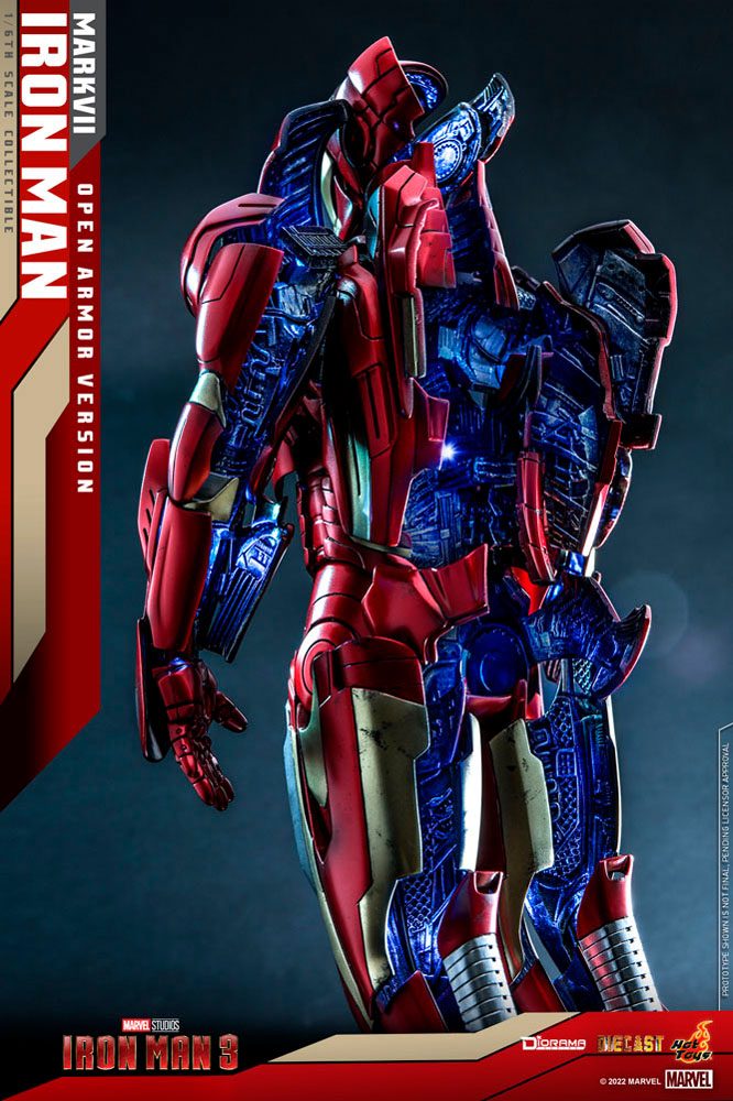 Iron Man 3 Diorama 1/6 Iron Man Mark VII (Open Armor Version) 32 cm Image 11