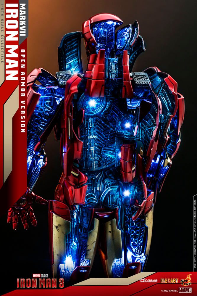 Iron Man 3 Diorama 1/6 Iron Man Mark VII (Open Armor Version) 32 cm Image 12