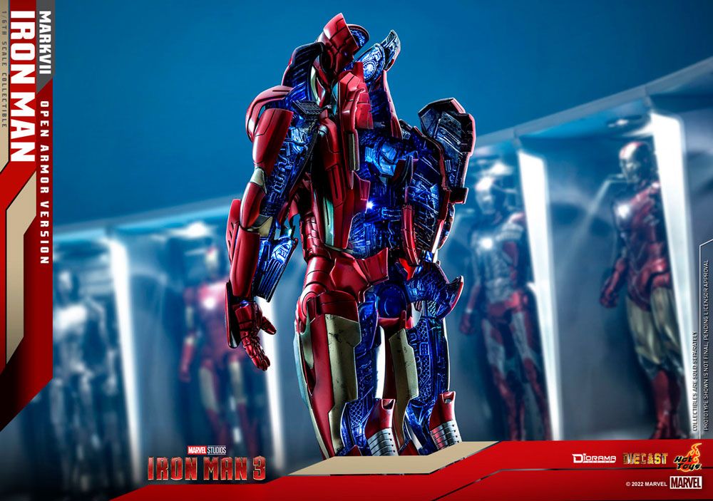 Iron Man 3 Diorama 1/6 Iron Man Mark VII (Open Armor Version) 32 cm Image 15
