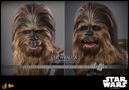 Star Wars Episode V Movie Masterpiece Actionfigur 1/6 Chewbacca with Disassembled C-3PO 36 cm Image 19