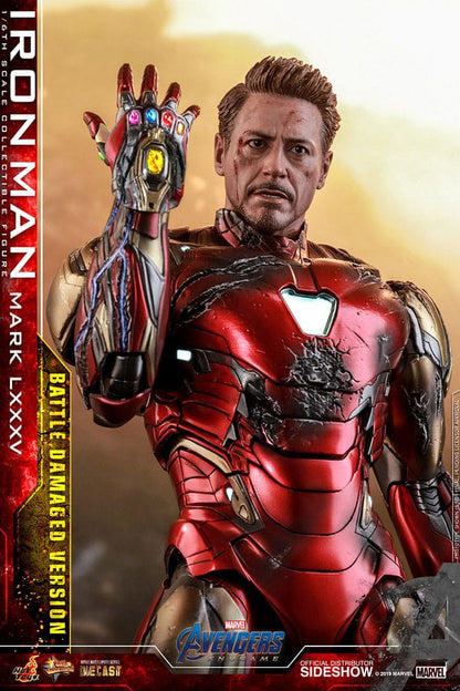 Avengers: Endgame Movie Masterpiece Diecast Actionfigur 1/6 Iron Man Mark LXXXV (Battle Damaged Version) Special Edition 32 cm Image 6