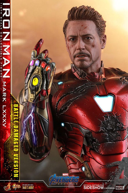 Avengers: Endgame Movie Masterpiece Diecast Actionfigur 1/6 Iron Man Mark LXXXV (Battle Damaged Version) Special Edition 32 cm Image 8