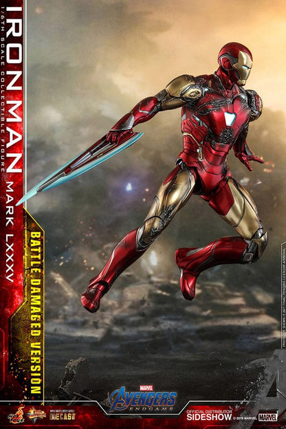 Avengers: Endgame Movie Masterpiece Diecast Actionfigur 1/6 Iron Man Mark LXXXV (Battle Damaged Version) Special Edition 32 cm Image 11