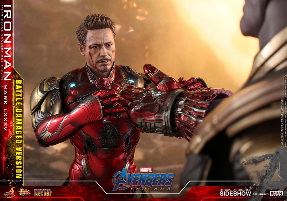 Avengers: Endgame Movie Masterpiece Diecast Actionfigur 1/6 Iron Man Mark LXXXV (Battle Damaged Version) Special Edition 32 cm Image 16
