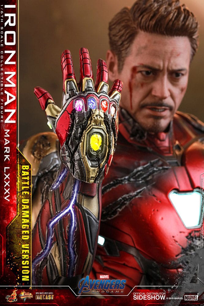 Avengers: Endgame Movie Masterpiece Diecast Actionfigur 1/6 Iron Man Mark LXXXV (Battle Damaged Version) Special Edition 32 cm Image 21