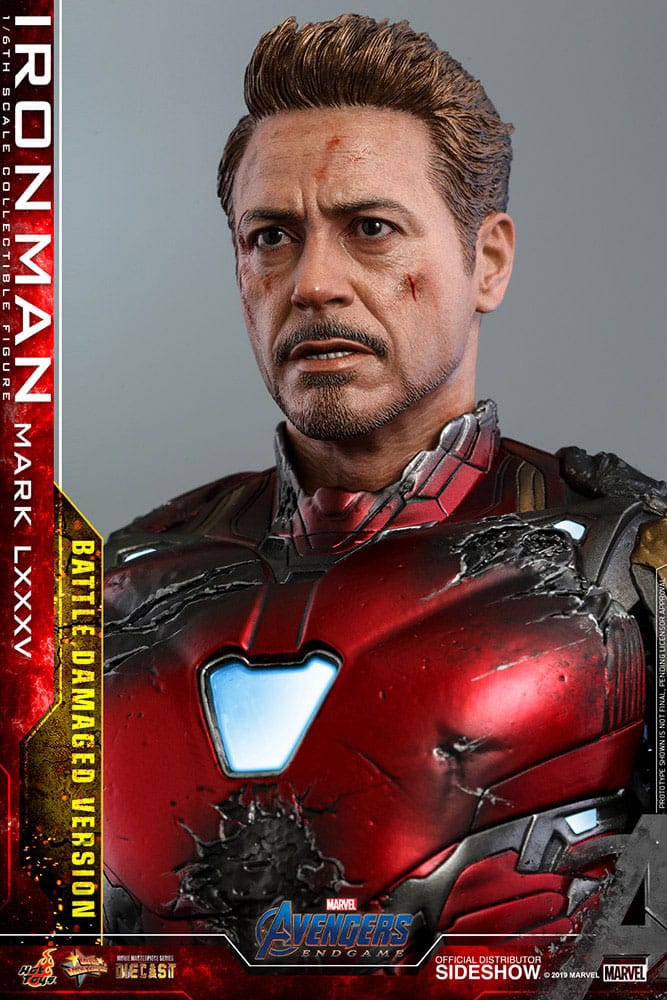 Avengers: Endgame Movie Masterpiece Diecast Actionfigur 1/6 Iron Man Mark LXXXV (Battle Damaged Version) Special Edition 32 cm Image 22