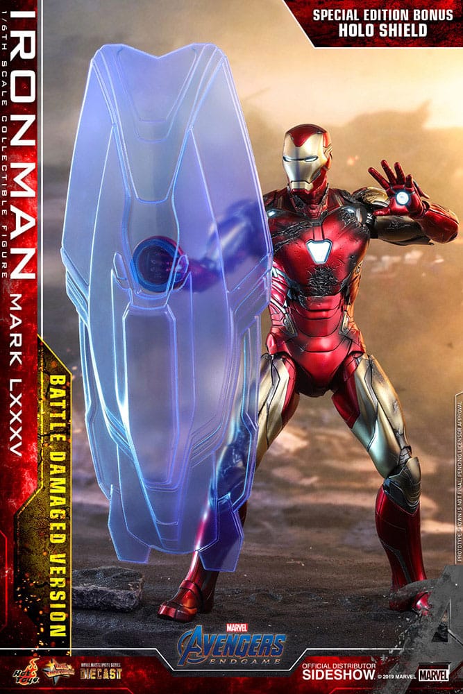 Avengers: Endgame Movie Masterpiece Diecast Actionfigur 1/6 Iron Man Mark LXXXV (Battle Damaged Version) Special Edition 32 cm Image 23