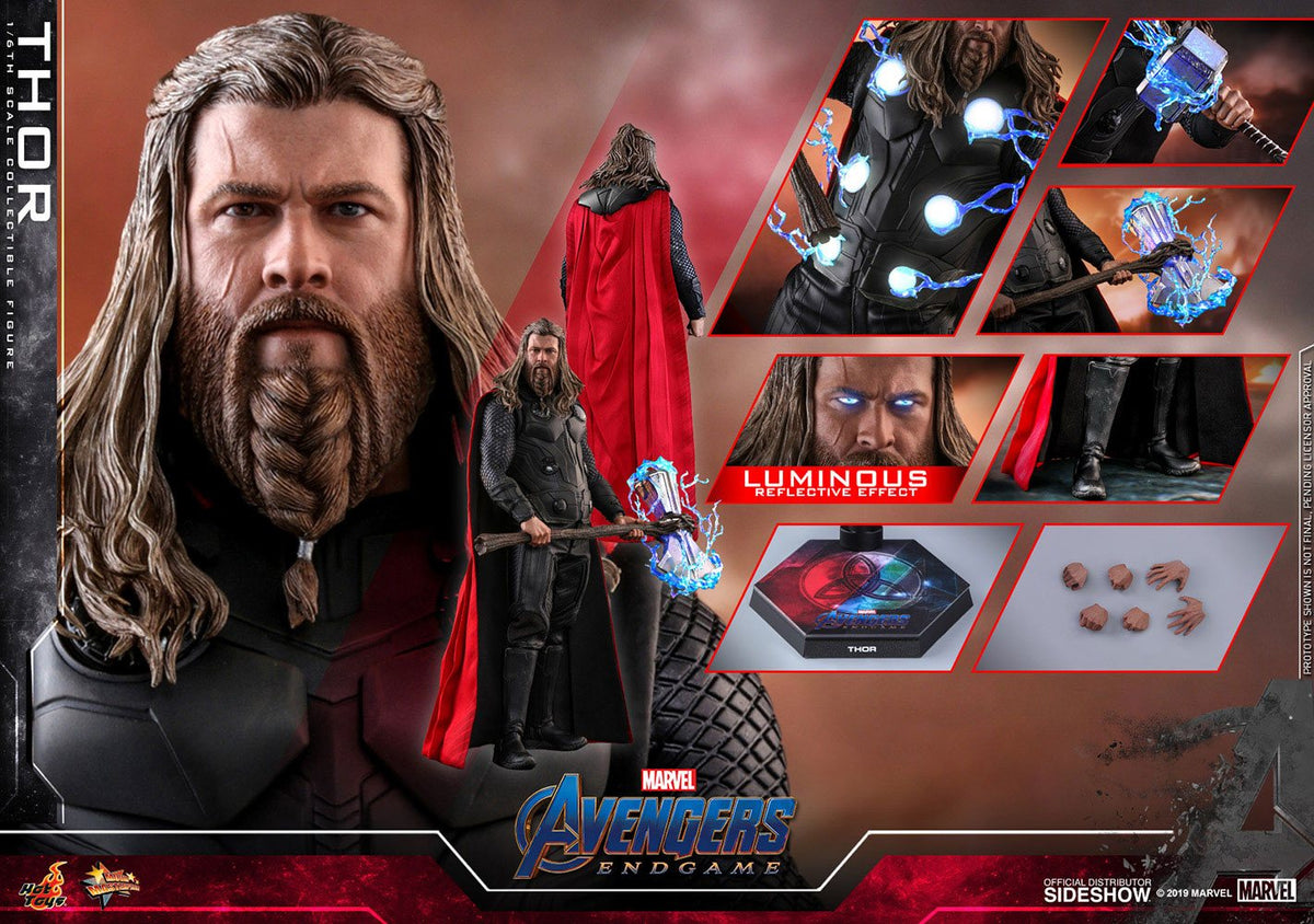 Avengers: Endgame Movie Masterpiece Actionfigur 1/6 Thor 32 cm Image 14