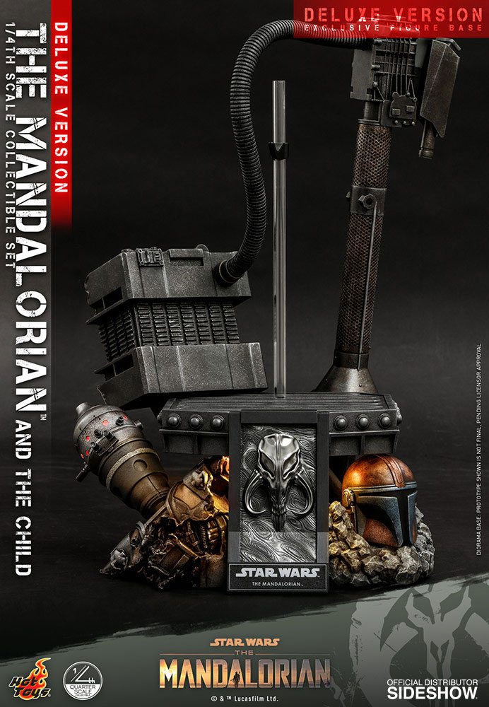 Star Wars The Mandalorian Actionfiguren Doppelpack 1/4 The Mandalorian & The Child Deluxe 46 cm Image 10