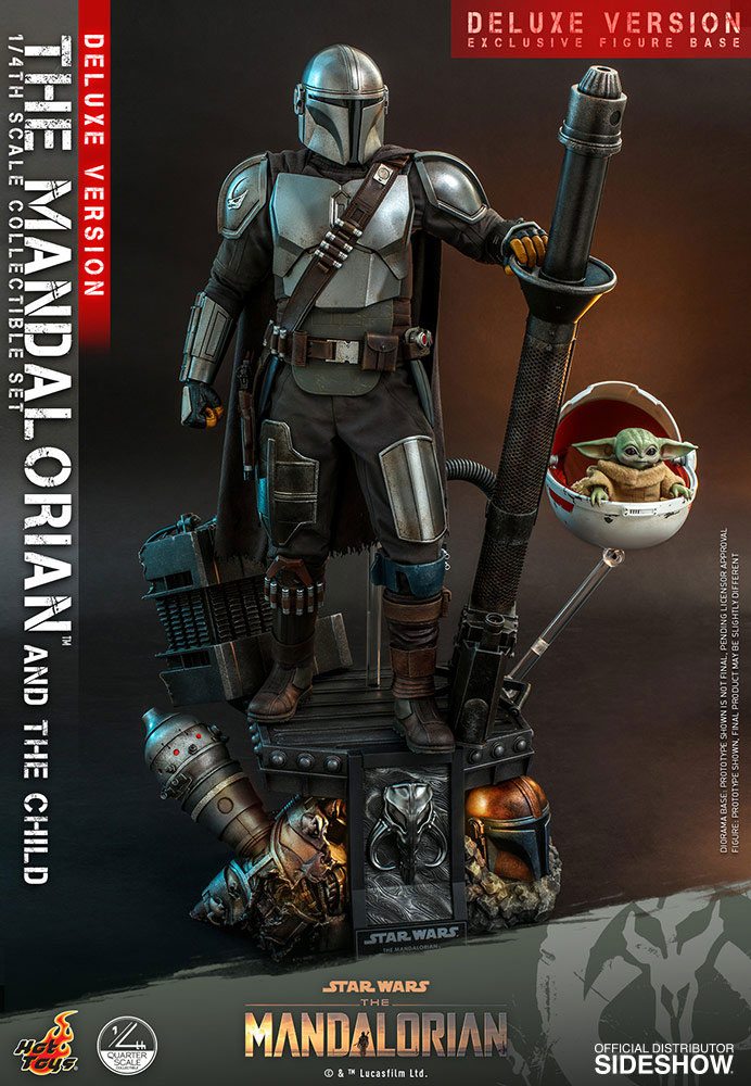 Star Wars The Mandalorian Actionfiguren Doppelpack 1/4 The Mandalorian & The Child Deluxe 46 cm Image 12