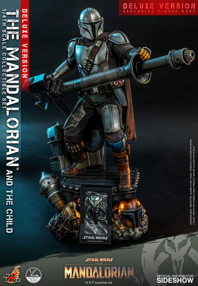 Star Wars The Mandalorian Actionfiguren Doppelpack 1/4 The Mandalorian & The Child Deluxe 46 cm Image 14
