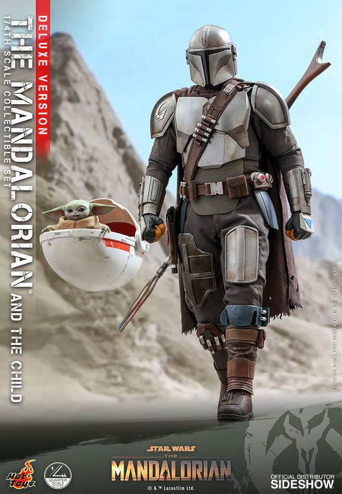 Star Wars The Mandalorian Actionfiguren Doppelpack 1/4 The Mandalorian & The Child Deluxe 46 cm Image 16