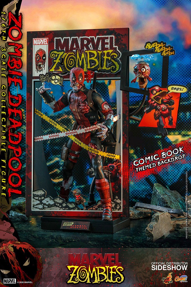 Marvel Zombies Comic Masterpiece Actionfigur 1/6 Zombie Deadpool 31 cm Image 2