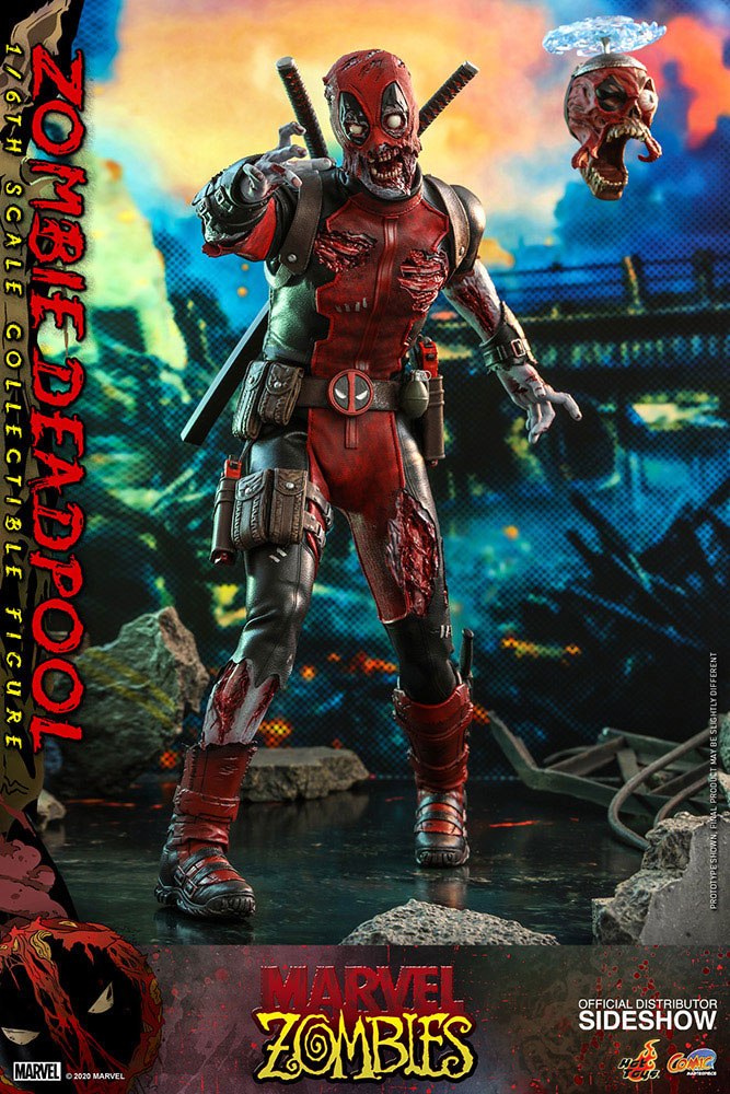 Marvel Zombies Comic Masterpiece Actionfigur 1/6 Zombie Deadpool 31 cm Image 3