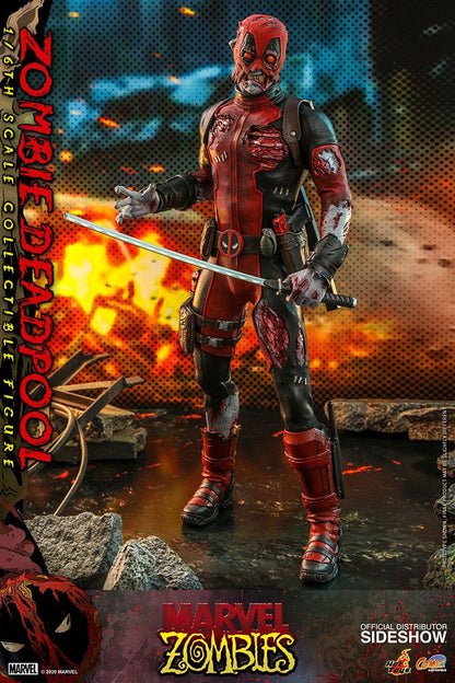 Marvel Zombies Comic Masterpiece Actionfigur 1/6 Zombie Deadpool 31 cm Image 8