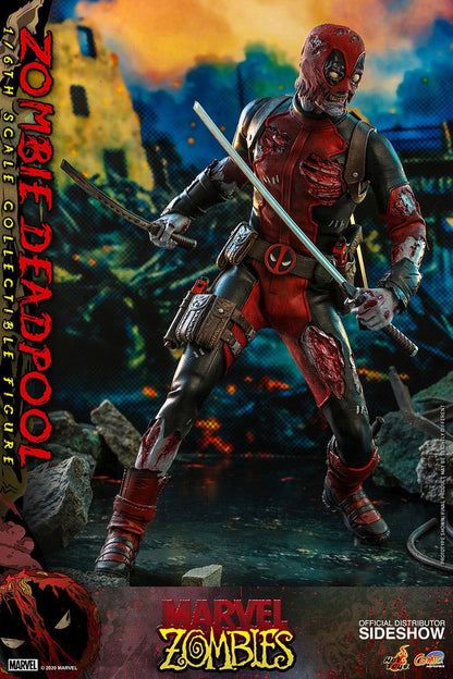Marvel Zombies Comic Masterpiece Actionfigur 1/6 Zombie Deadpool 31 cm Image 9
