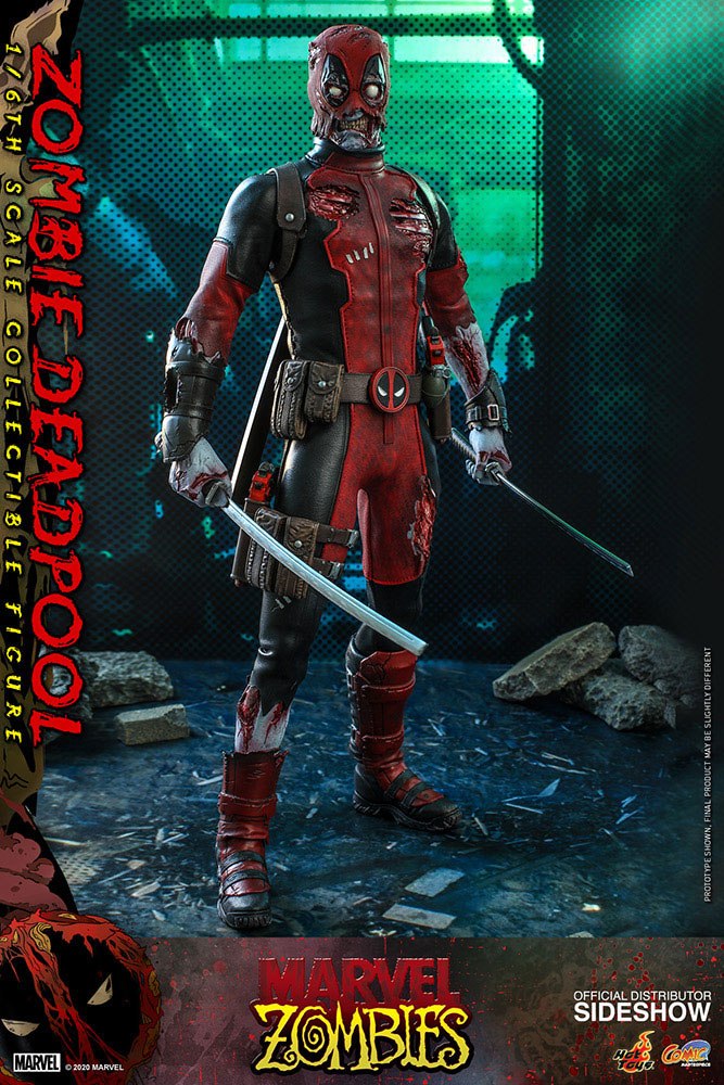 Marvel Zombies Comic Masterpiece Actionfigur 1/6 Zombie Deadpool 31 cm Image 10