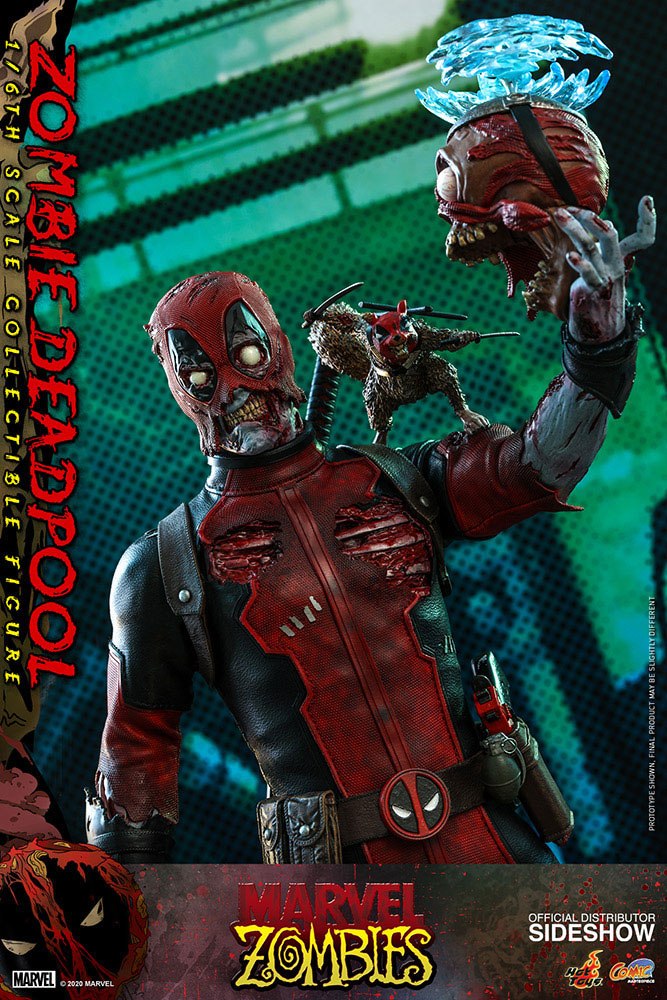 Marvel Zombies Comic Masterpiece Actionfigur 1/6 Zombie Deadpool 31 cm Image 11