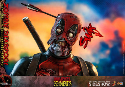 Marvel Zombies Comic Masterpiece Actionfigur 1/6 Zombie Deadpool 31 cm Image 15