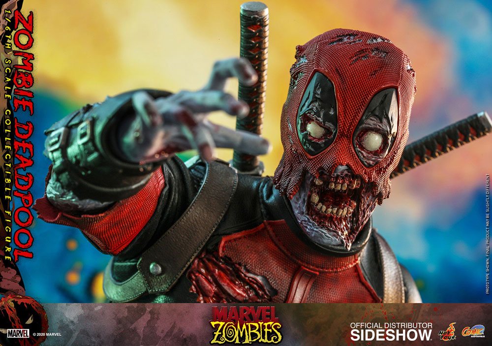 Marvel Zombies Comic Masterpiece Actionfigur 1/6 Zombie Deadpool 31 cm Image 17