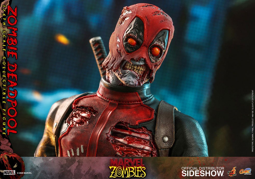 Marvel Zombies Comic Masterpiece Actionfigur 1/6 Zombie Deadpool 31 cm Image 18
