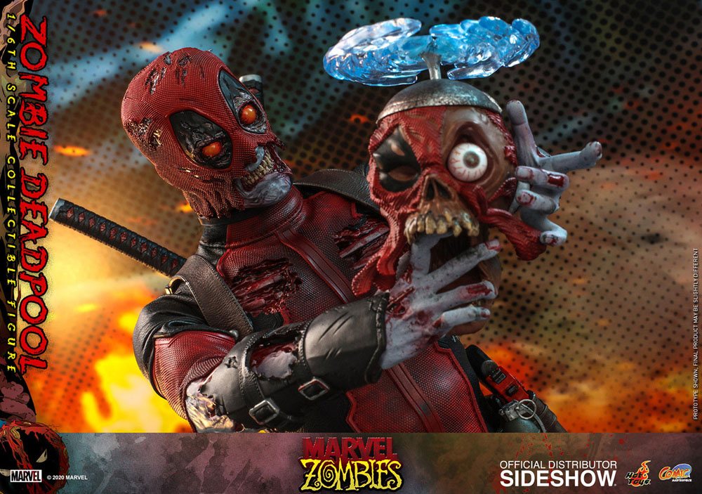 Marvel Zombies Comic Masterpiece Actionfigur 1/6 Zombie Deadpool 31 cm Image 20