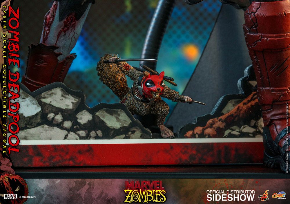Marvel Zombies Comic Masterpiece Actionfigur 1/6 Zombie Deadpool 31 cm Image 21